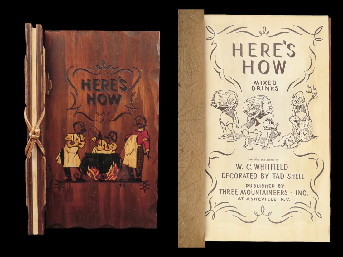 1941 COCKTAILS Heres How Mixed Drinks Liquor Alcohol Recipes Prohibition WOODEN (1 of 10)