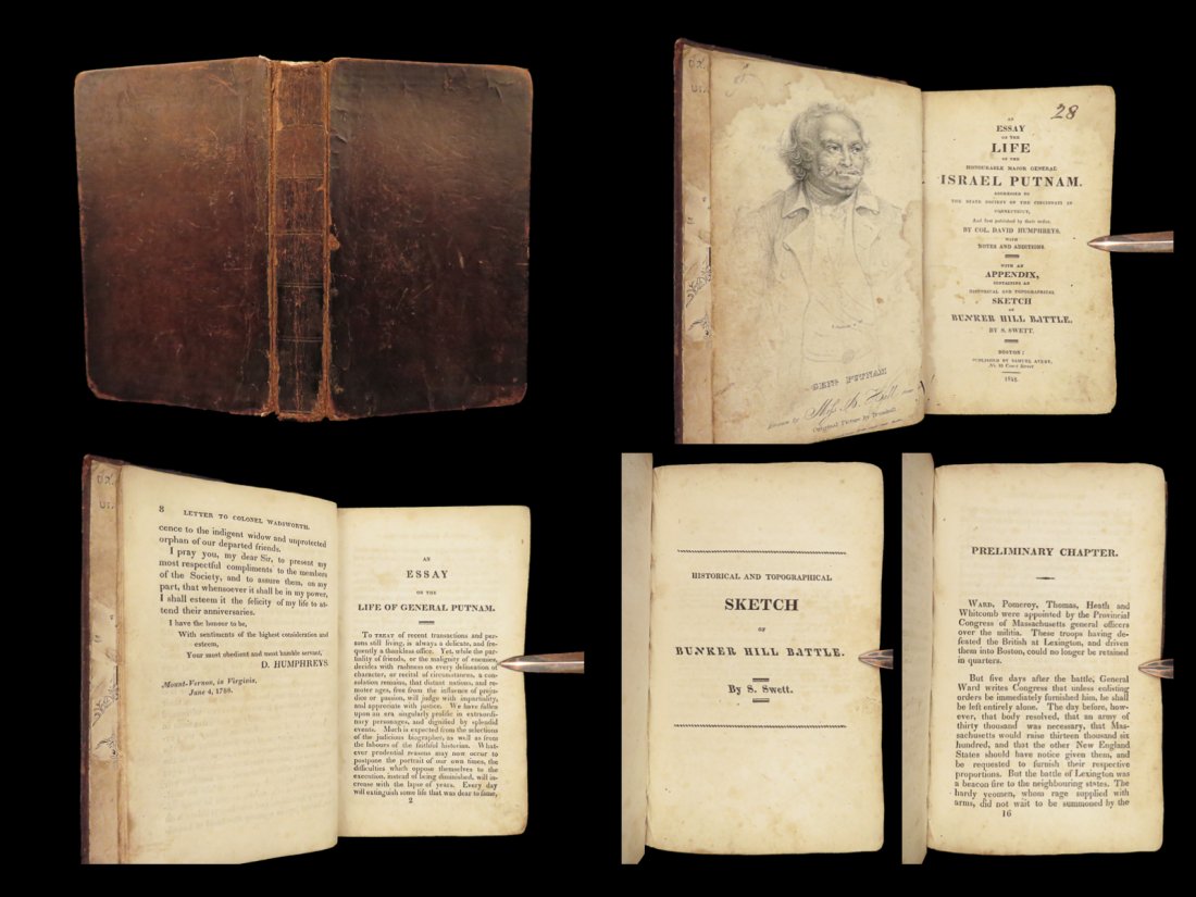 1818 Israel Putnam American Revolutionary War Battles Humphreys Revolution RARE (1 of 10)