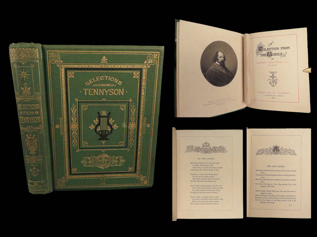 1869 Idylls Of King Arthur 1ed Alfred Tennyson Sir Galahad Lady Of