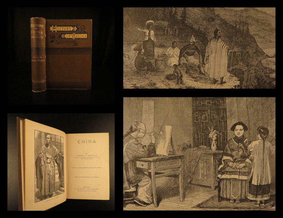 1882 CHINA History 1ed Alchemy Buddhism Confucius Philosophy Illustrated Douglas (1 of 10)