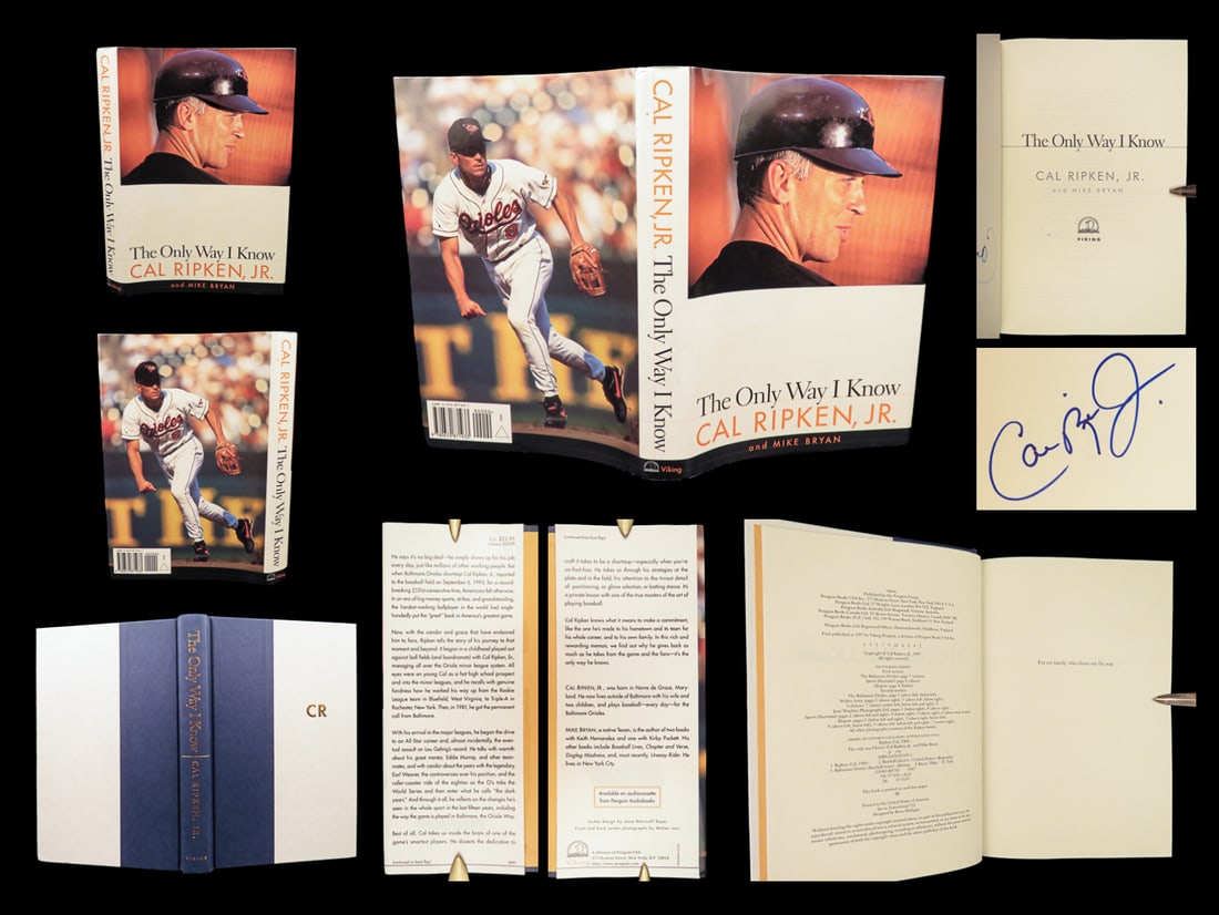 1996 SIGNED Cal RIPKEN 1ed Get in the Game Autobiography Orioles Baseball 2v (1 of 10)