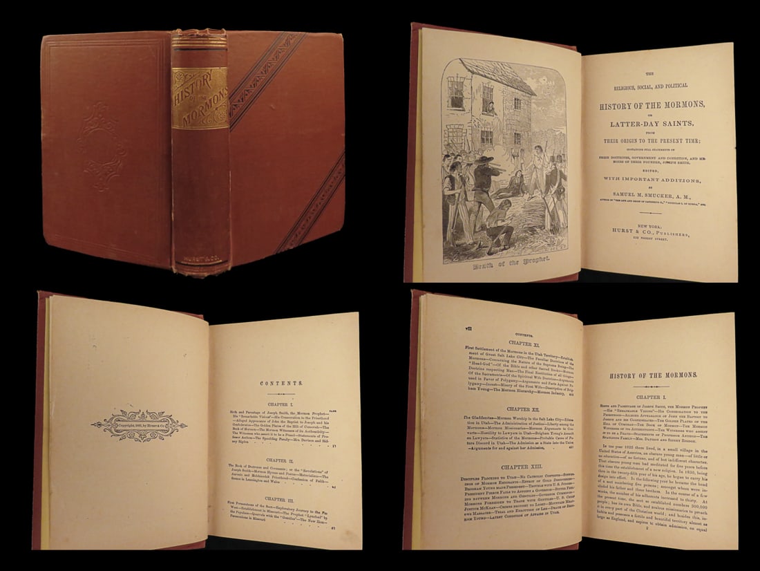 1881 History of Mormons Latter-Day Saints Polygamy Brigham Young Utah Mormonism (1 of 10)