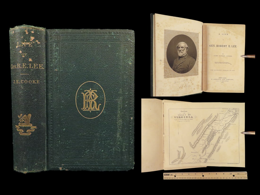 1871 Robert E Lee 1st ed Civil War Military Confederate Army Illustrated CSA (1 of 10)