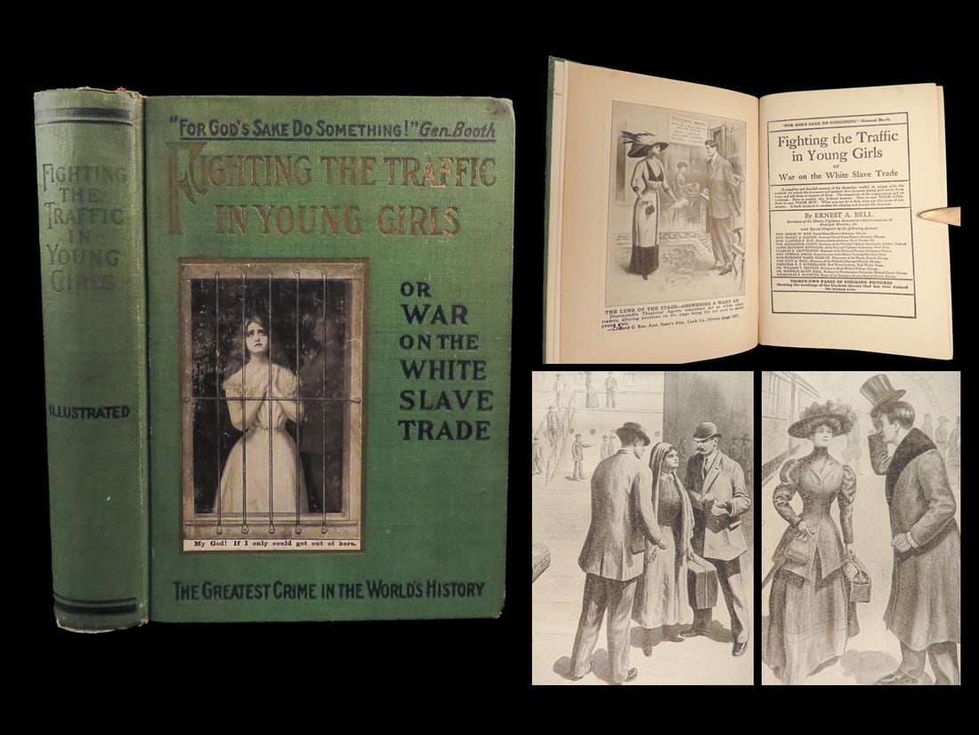 1910 White Slave Trade Human Trafficking Crime Kidnapping Prostitution Justice (1 of 10)