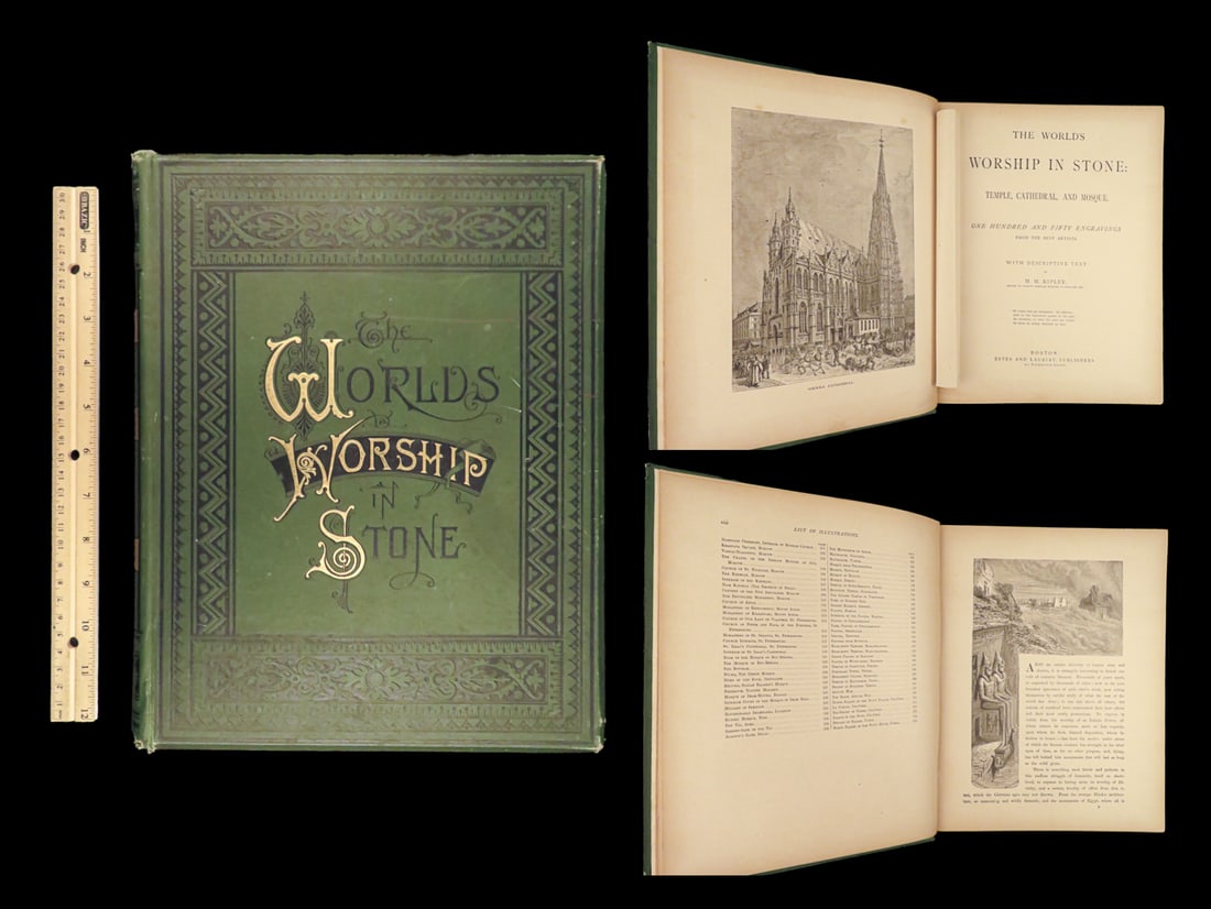 1879 World Religion 1ed Worship Pagan Occult Egypt Temple Isis Angkor Wat Minerva (1 of 10)