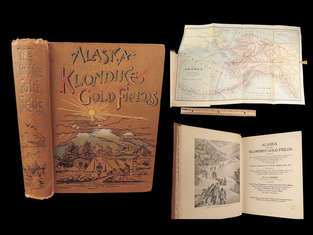 1897 Alaska & Klondike 1ed Gold Fields Canada INDIANS Cannibalism Slavery MAPS (1 of 10)