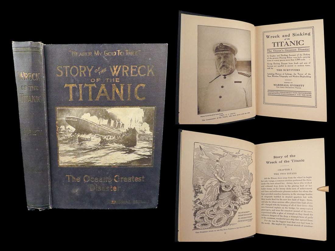 1912 TITANIC 1ed Wreck and Sinking Shipwreck Illustrated Survivor Stories (1 of 10)