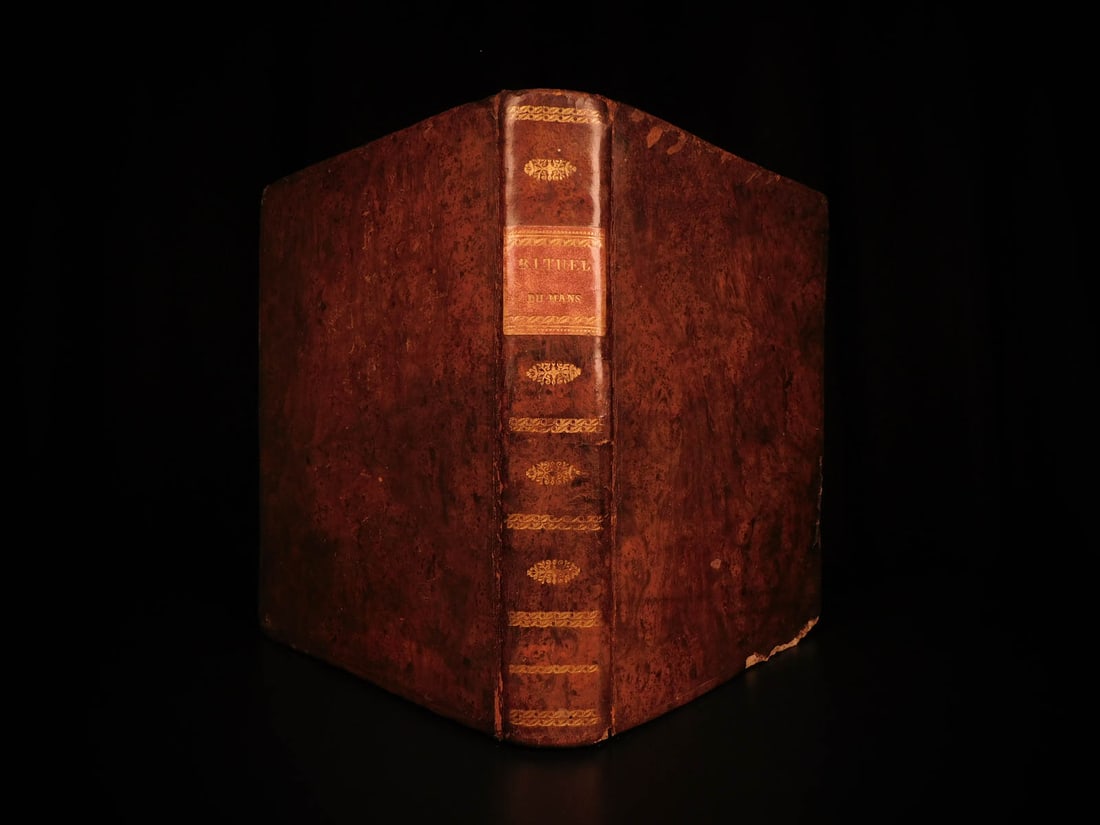 1775 1ed Diocese of Le Mans France Catholic Liturgy Chant Music Rituals Prayers: 1775 1ed Diocese of Le Mans France Catholic Liturgy Chant Music Rituals Prayers A rare, late 18th-century Catholic liturgical work describing the rituals and ceremonies of the Diocese of Le Mans colle