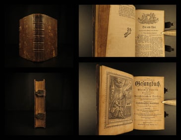 1814 EARLY American German Songbook Hymns Bible Psalms Philadelphia Penn Dutch