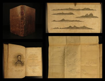 1822 Famous 2ed David Porter Journal USS Essex Battle of Valparaiso War of 1812