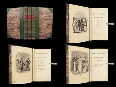 1843 Clockmaker by Judge Thomas Haliburton Nova Scotia Canada Sam Slick 3v SET