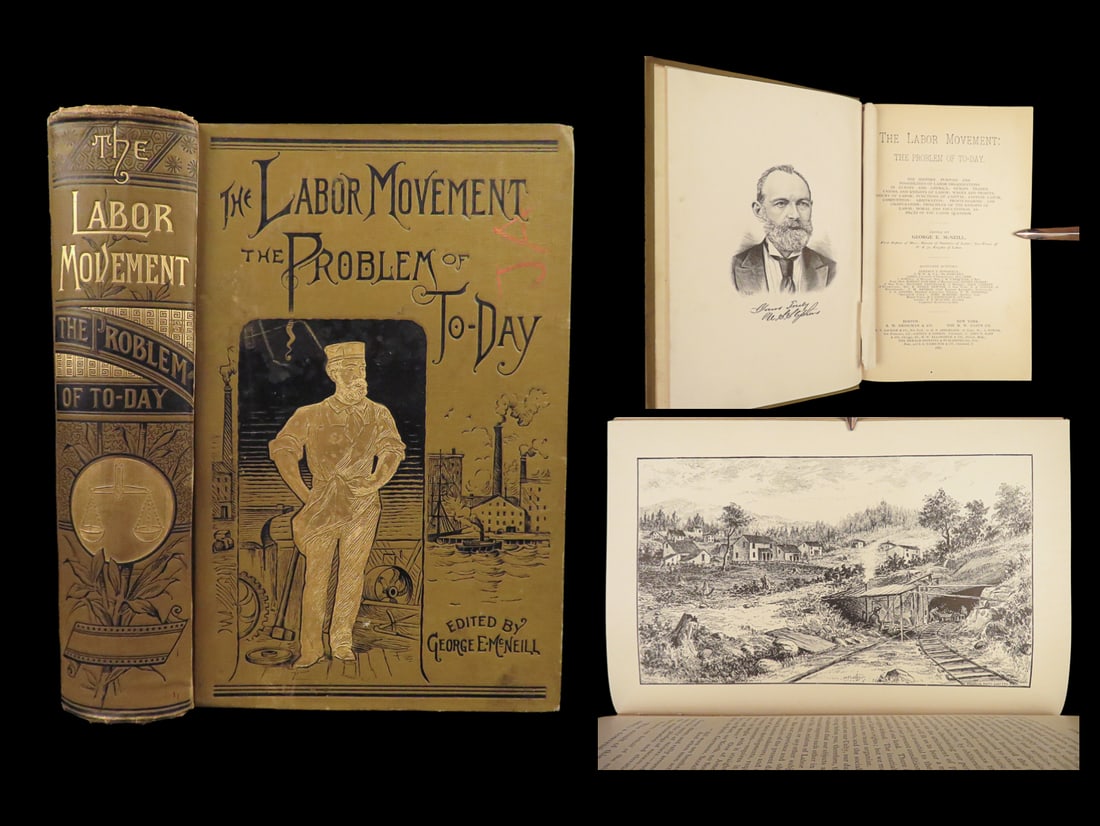 1887 BUSINESS Labor Movement in America Unions Economics Capitalism Chinese (1 of 10)