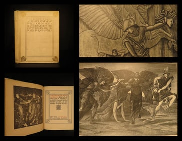 1902 1ed Doom King Acrisius Greek Mythology Perseus William Morris Illustrated