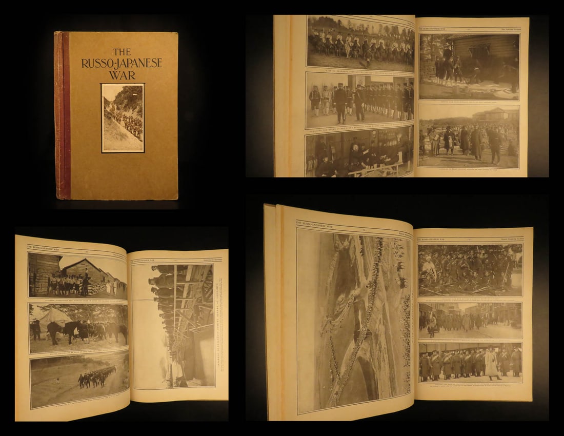 1905 1st ed The Russo-Japanese WAR Asia Manchuria Korea Military Photographs: 1905 1st ed The Russo-Japanese WAR Asia Manchuria Korea Military Photographs A rare first edition of The Russo-Japanese War published in 1905. This work, entitled simply after the war between Russia a