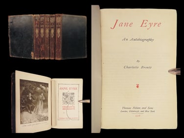 1906 BRONTE Novels Jane Eyre Wuthering Heights Shirley Feminism Villette 5v