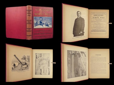 1909 ARCTIC 1st/1st Discovery North Pole Frederick Cook Peary Polar Expedition