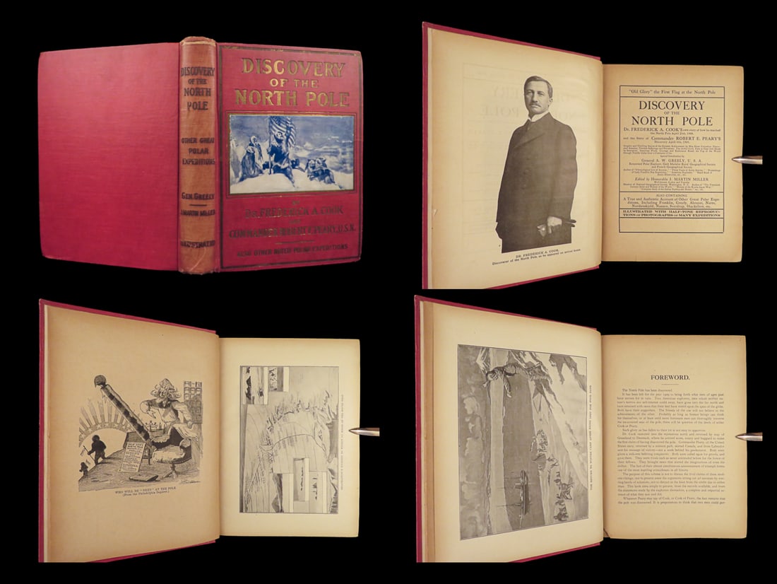 1909 ARCTIC 1st/1st Discovery North Pole Frederick Cook Peary Polar Expedition (1 of 10)