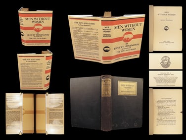 1927 Hemingway 1ed Men without Women Ernest World War I Europe Bull Fighting