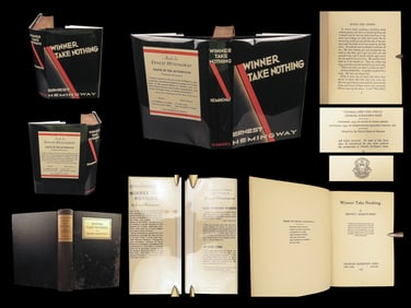 1933 Ernest Hemingway 1ed Winner Take Nothing Classic American Short Stories
