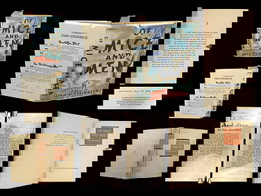 1937 John Steinbeck 1st ed Of Mice and Men California Great Depression Classic (1 of 10)