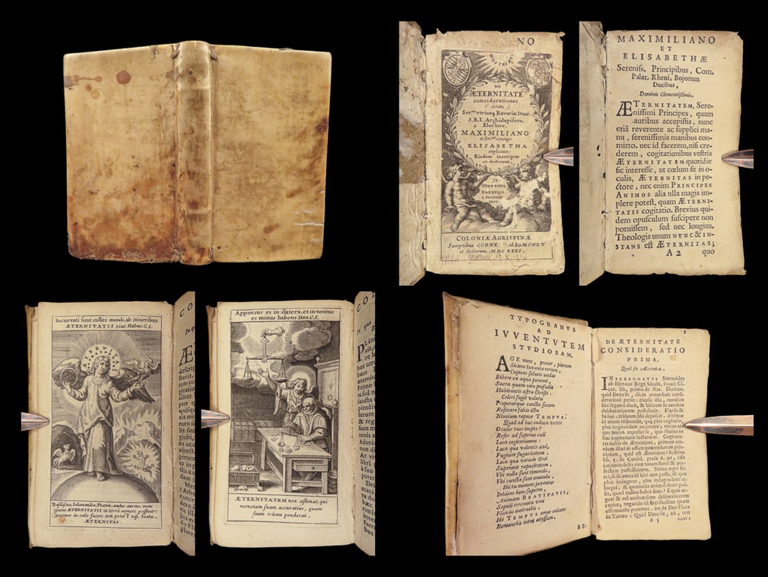1631 Mysticism ART Jesuit Drexel Considerations on Eternity Eternal Life HEAVEN (1 of 10)