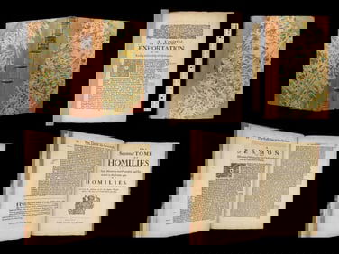 1676 Queen Elizabeth BIBLE Sermons England Cranmer BLACK LETTER Prayer FOLIO