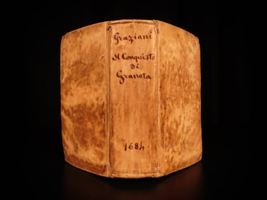 1684 The Conquest of Granada Poem by Girolamo Graziani Italian SPAIN Venice