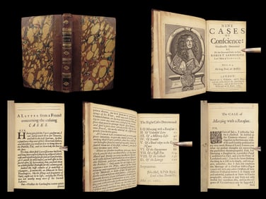 1685 Robert Sanderson 9 Cases Isaac Newton Influencer Casuist Marriage Military