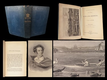 1844 HUNTING Sportsmen Instructions Guns Shooting Game Hawker Illustrated