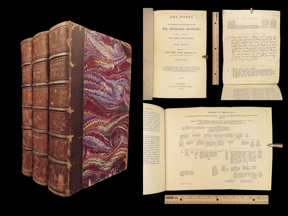 1845 Anglican Richard Hooker Ecclesiastical Law Polity Church England Walton 3v: 1845 Anglican Richard Hooker Ecclesiastical Law Polity Church England Walton 3v Richard Hooker, a 16th-century English priest, was one of the most prominent and influential theologians that Anglicanis