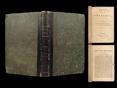 1846 Practical Thoughts by Nevins American Tract Society Bible Evangelism Prayer