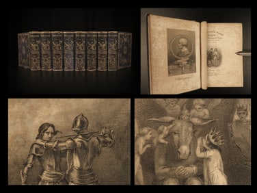 1852 Shakespeare Plays Tempest Macbeth Romeo & Juliet Hamlet Othello 8v SET