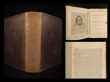 1854 Thomas H Benton 30 Years SLAVERY American Politics Cherokee Indian Removal