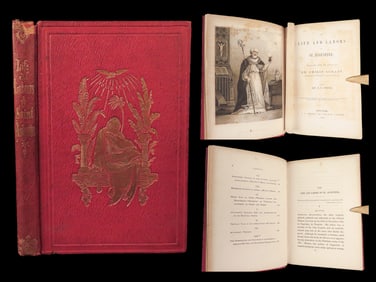 1854 Saint Augustine 1ed Philosophy Christianity Ambrose St Monica Manicheans