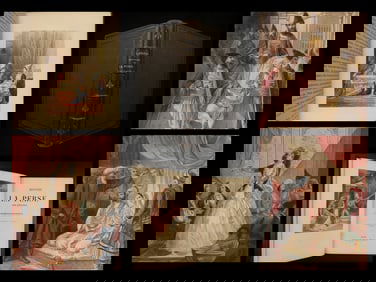 1860 History of Persia IRAN Color Illustrated Costume Dress Iraq Champollion