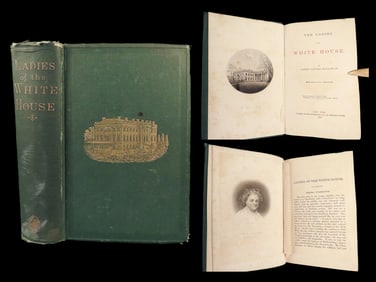 1870 Ladies of White House Illustrated First Lady Portraits President Lincoln
