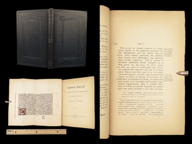 1884 John Wycliffe Wiclif Bible Hominis 14th-cen Materialism Humanism