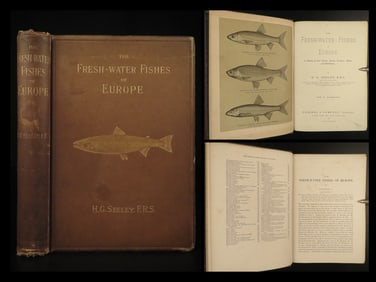 1886 FISHING 1ed Fresh Water Fishes Angling Ichthyology Biology Natural Science