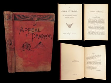 1889 SLAVERY 1ed Appeal to Pharaoh Carlyle McKinley RACISM Black America