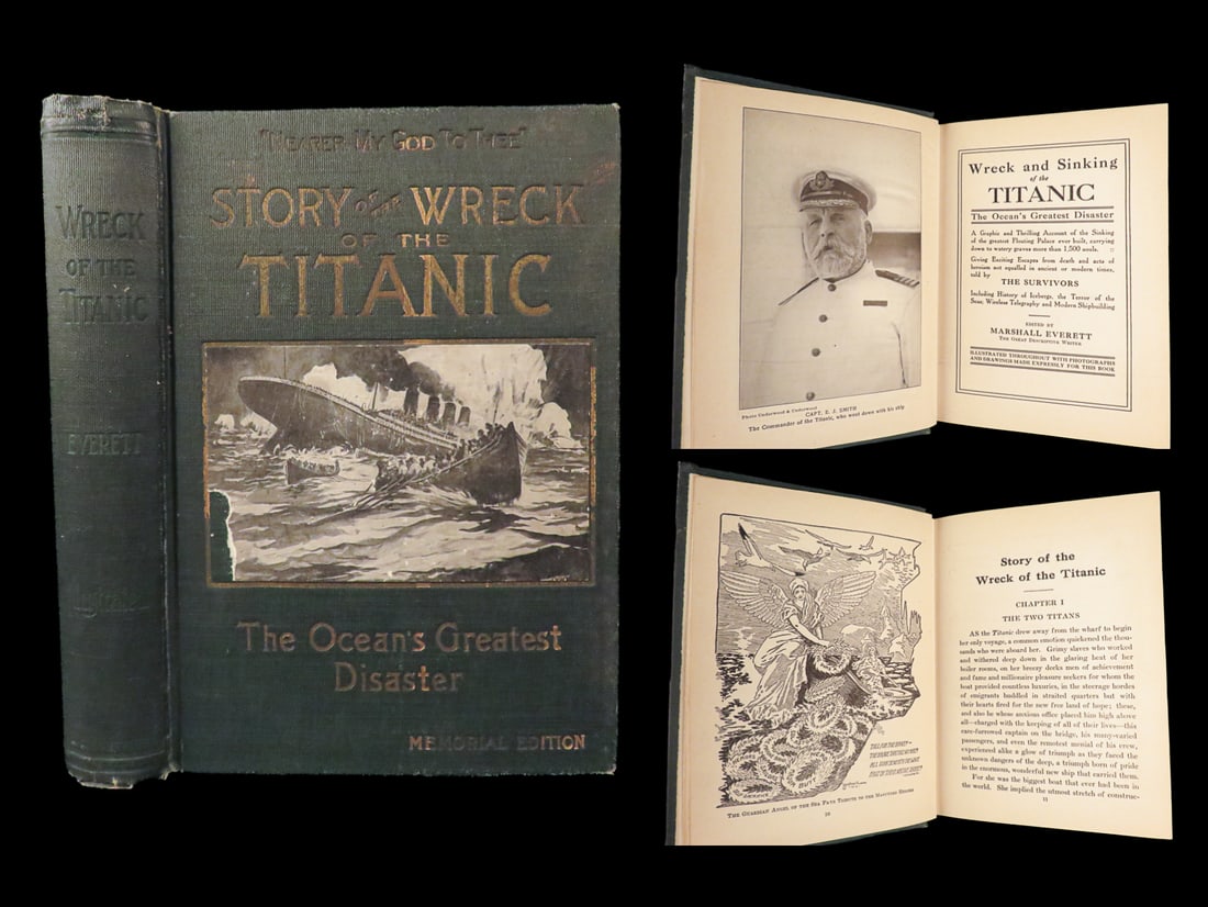 1912 TITANIC 1ed Sinking Shipwreck Survivors Illustrated Naval Disaster Maritime (1 of 10)