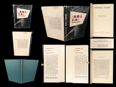 1946 Animal Farm George Orwell Bolshevik Revolution Dystopian Socialism