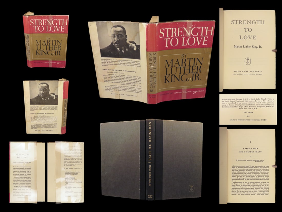 1963 Martin Luther King Jr 1ed Strength to Love America RACISM Social Injustice (1 of 10)
