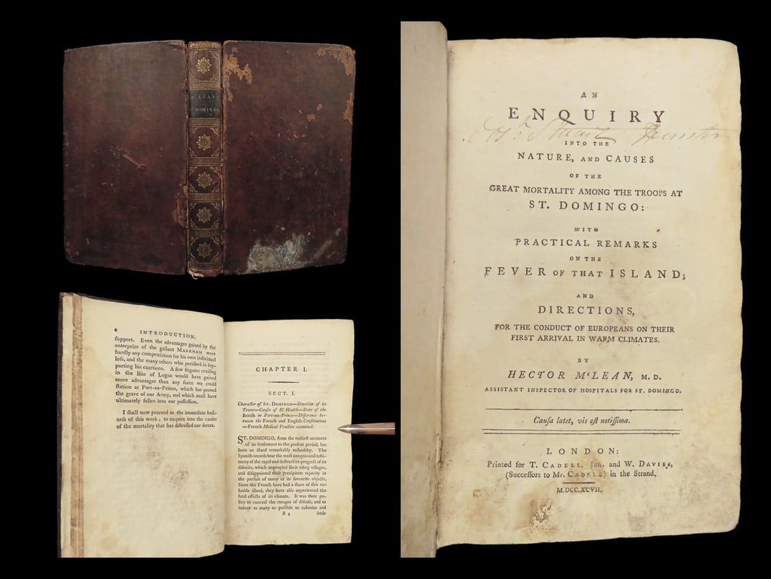 1797 Yellow Fever 1ed HAITI Saint Domingue Hispaniola France Haitian Revolution: 1797 Yellow Fever 1ed HAITI Saint Domingue Hispaniola France Haitian Revolution In 1802, a tragic yellow fever epidemic broke out in Saint-Domingue, or modern-day Haiti. This outbreak decimated the Fr