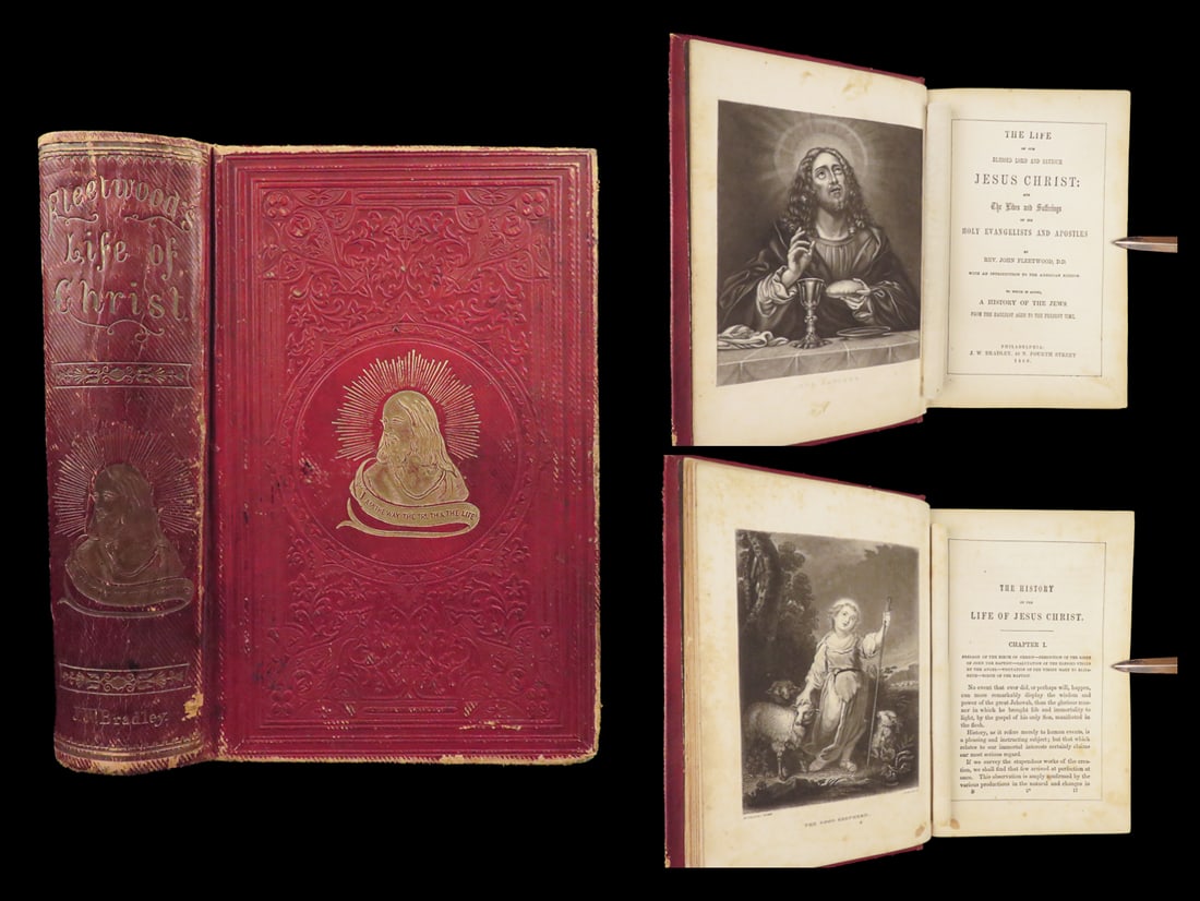 1860 Life of Jesus Christ Bible Fleetwood Miracles Jews Resurrection Illustrated: 1860 Life of Jesus Christ Bible Fleetwood Miracles Jews Resurrection Illustrated “No event that ever did, or perhaps will happen, can more remarkably display the wisdom and power of the great Jehova