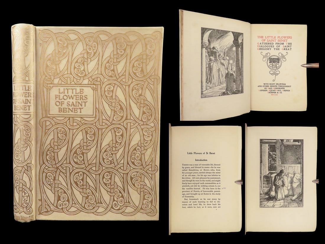1901 Life of Saint Benedict 1ed Dialogues of Gregory I Miracles Woodroffe ART: 1901 Life of Saint Benedict 1ed Dialogues of Gregory I Miracles Woodroffe ART “There are some so restless that when they are free from labour they labour all the more, because the leisure they they 