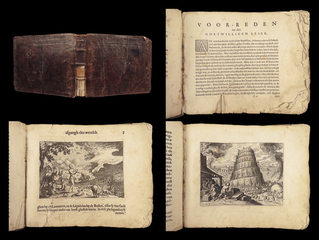 1648 Bible Scenes 1ed DUTCH Philipsz Schabealje ART Illustrated OT/NT Bibelsche (1 of 10)