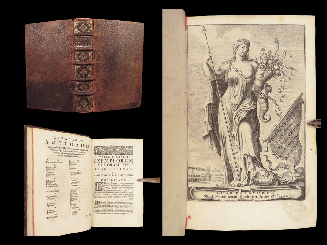 1660 ROME Valerius Maximus Dictorum Dutch Thysius Tiberius Scipio Cicero (1 of 10)