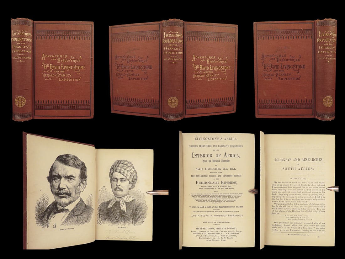 1872 David Livingstone 1ed AFRICA Missionary Voyages Stanley Expedition Illust: 1872 David Livingstone 1ed AFRICA Missionary Voyages Stanley Expedition Illust. “If you have men who will only come if they know there is a good road, I dont want them. I want men who will come if t