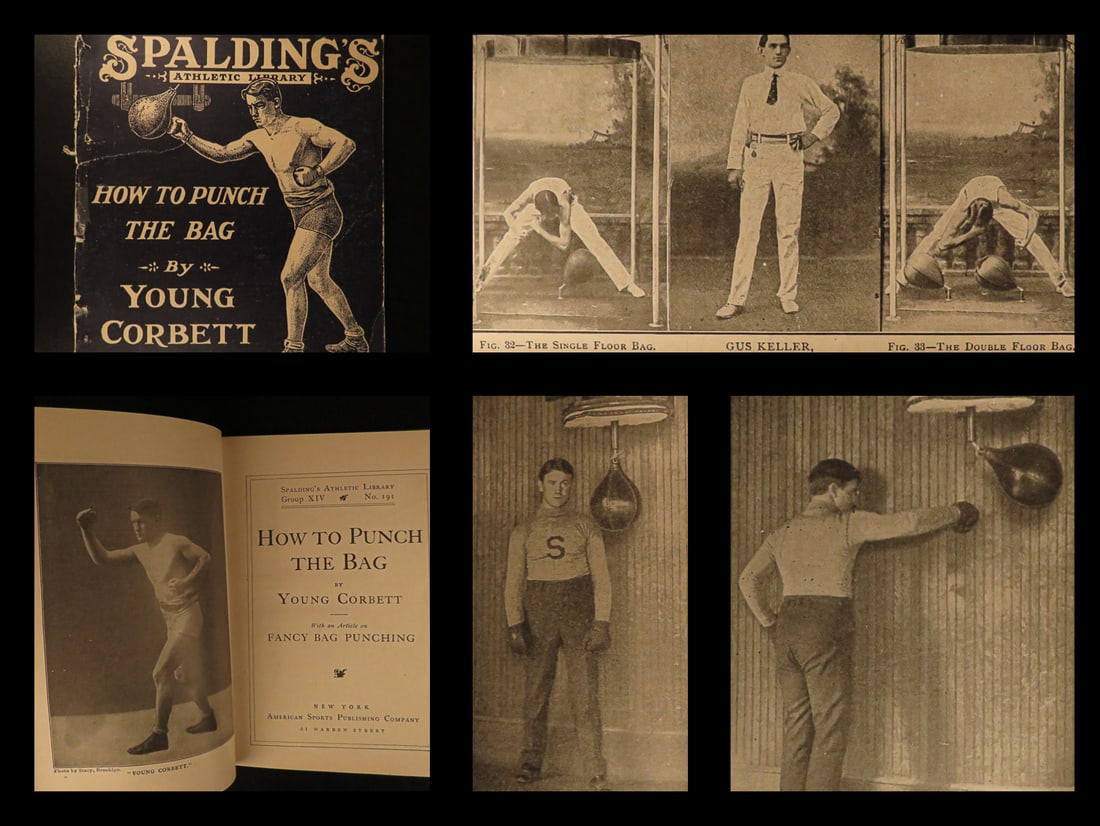 1904 Spalding BOXING Official Guide Sports Punching Bag Pugilism Training Rules (1 of 13)