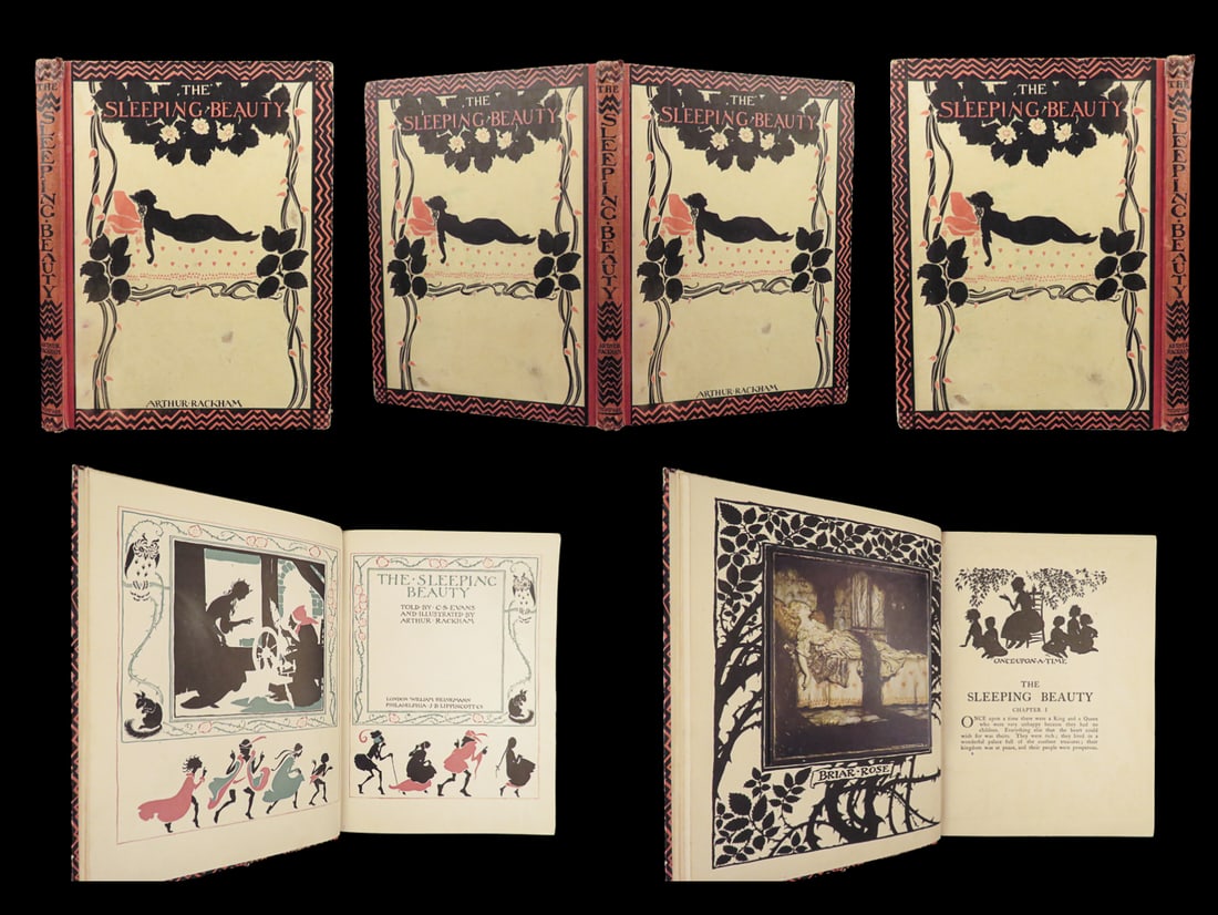 1920 The Sleeping Beauty Illustrated Rackham ART Fantasy Fairy Perrault Disney: 1920 The Sleeping Beauty Illustrated Rackham ART Fantasy Fairy Perrault Disney “Like the sundial, my paint box counts no hours but sunny ones.” ? Arthur Rackham A beautiful and famed printing